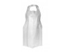 APRON DISPOSABLE FLAT WHITE PACK 27X42"