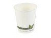 CUP COMPOSTABLE HOT WHITE 6OZ