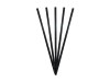 STRAW PAPER BLACK 8" 200X6MM