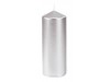 CANDLE PILLAR 150X70MM SILVER