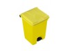 CONTAINER BIN STEP-ON YELLOW 45LT