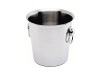 BUCKET WINE RING HANDLES S/S 4LT