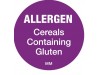 LABEL ALLERGEN CEREAL  1" CIRCLE