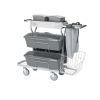TROLLEY CLEANING COMPACT GREY 60CM