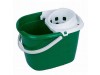 BUCKET MOP AND WRINGER GREEN 12 LITRE