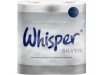 TOILET ROLL WHISPER SILVER 2PLY