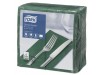 NAPKIN DARK GREEN 39CM 2PLY 8FOLD