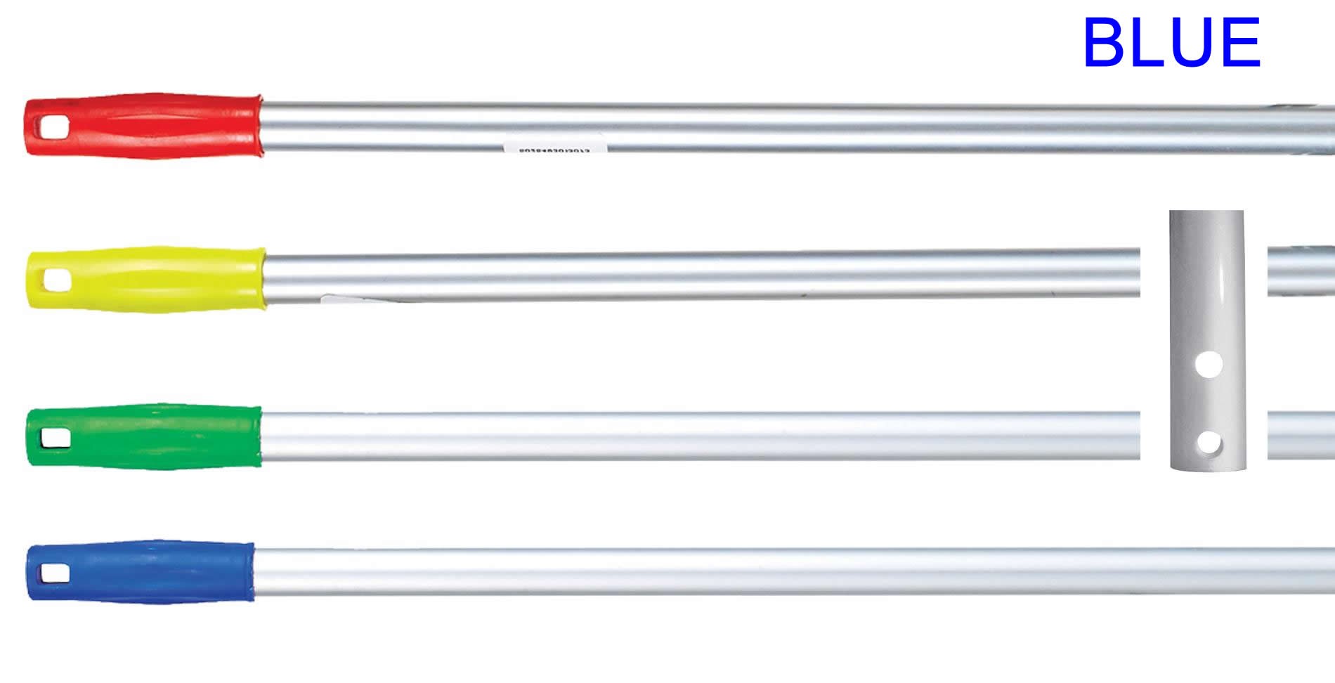 MOP HANDLE ALUMINIUM BLUE GRIP 54" [HWE1030C] per EACH Instock Group